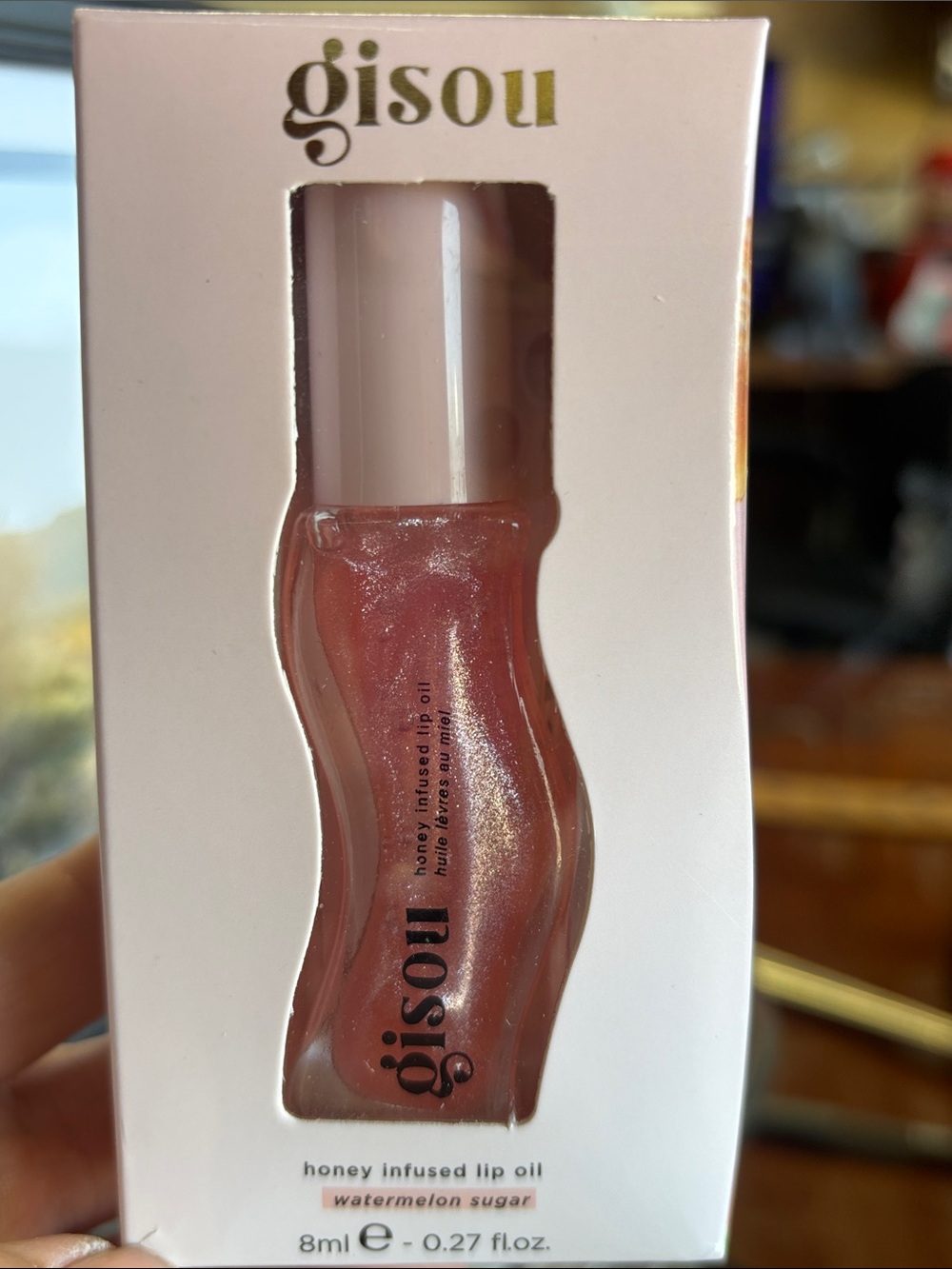 Lisou Watermelon Sugar Lip Oil — Shimmery Pink
